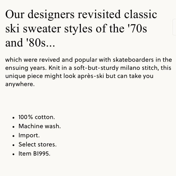 NWT J.Crew Men's Milano-Stitch Striped Sleeve Ski Sweater S Navy Red Yellow - Picture 10 of 10